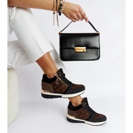 D/GMR Sorte Knoxville wedge sneakers