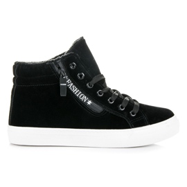 Ideal Shoes Sneakers med isolering sort