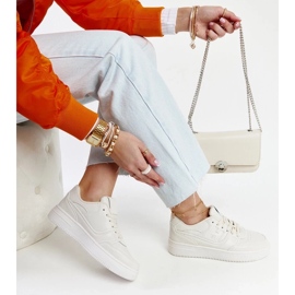 D/GMR Beige sneakers på Mentha platformen