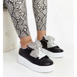 D/GMR Sorte sneakers på høj platform Rensje