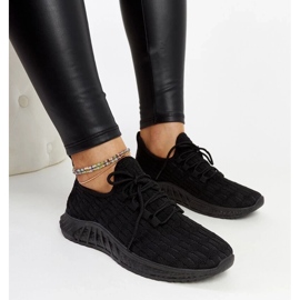 D/GMR Milena sneakers i sort stof