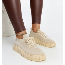 D/GMR Lysbeige Jitka sportssneakers