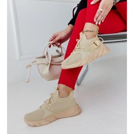 D/GMR Beige letvægts sportssneakers fra Faruz