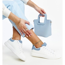 D/GMR Hvide og blå sneakers på Ariam -platformen