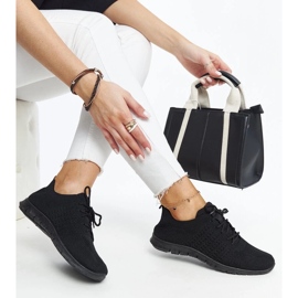 D/GMR Mairago sneakers i sort stof