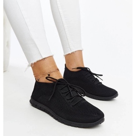 D/GMR Zahira sneakers i sort stof