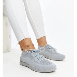 D/GMR Grå sneakers i Zahira-stof