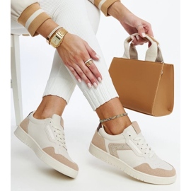 D/GMR Beige sneakers med glitter Juwan