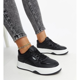 D/GMR Sorte sneakers med tykkere Intis sål