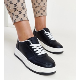 D/GMR Sorte sneakers på Cvita platformen