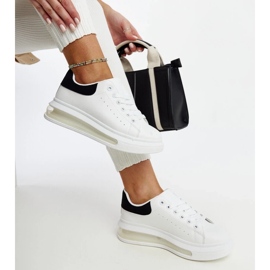 D/GMR Hvide sneakers med høj sål Zrina