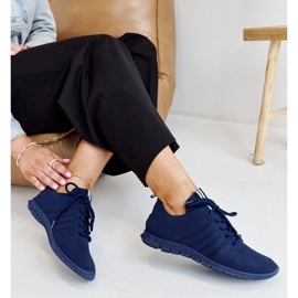 Marineblå Shukornia sportssneakers