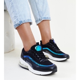 Sorte sneakers med Jelek hologram