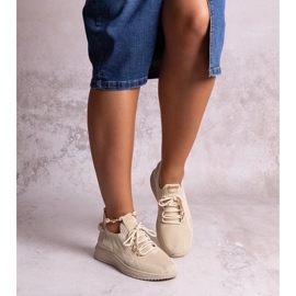 D/CEO Beige Khitam sportssneakers
