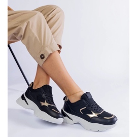 D/CEO Sorte sneakers på en massiv sål af Torreza