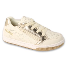 Befado Børneportsko 514x016 Beige Metalic