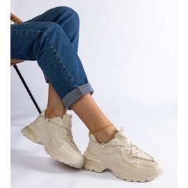 D/CEO Beige sportssneakers til kvinder Urena