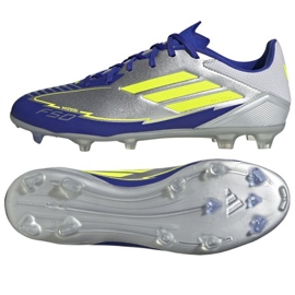 Adidas F50 League FG/MG IH0918 Sølvblå sko