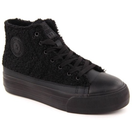 Big Star Stor stjerne isolerede sneakers sort