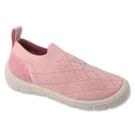 Befado åndbare børnetøfler 102X031 pink lyserød