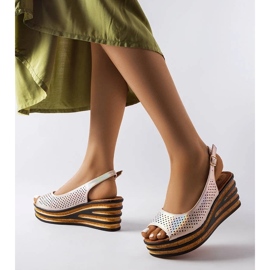 D/CEO Beige kile espadriller fra Griner