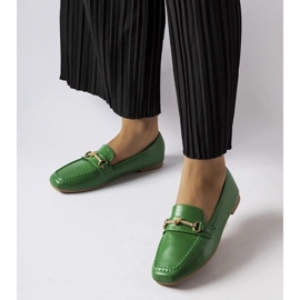D/CEO Grønne dekorative loafers fra Docherty