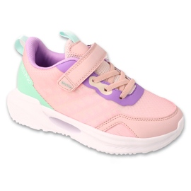 Befado børneportsko med velcro 516y395 pink lyserød