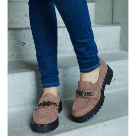 D/CEO Vinceza brune ruskind loafers