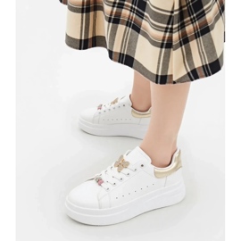 Kvinders sneakers Azora Gold gylden