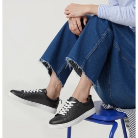 Kvinders sneakers veltor sort
