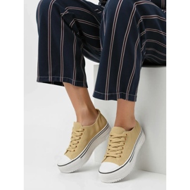 Kvinders kestor khaki sneakers beige
