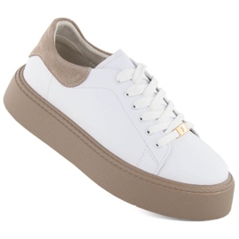 Sportssko på Filippo Paw546a White Platform hvid