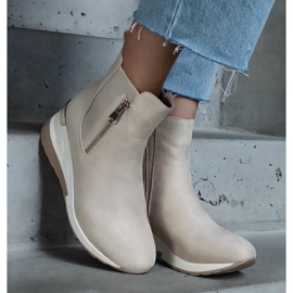 D/CEO Beige sporty ankelstøvler Miku