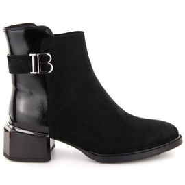 S.Barski Høj hæle D&amp;A S. Barski Premium Collection i OLI267 sort