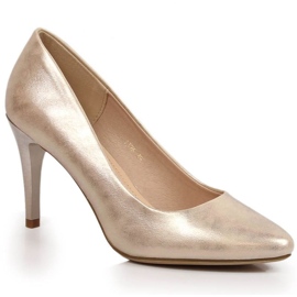 Sergio Leone SK379L Heels Gold Metalic gylden