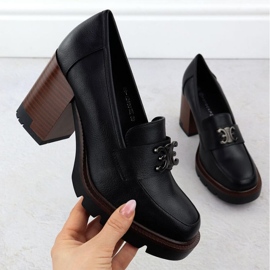 Moccasin -sko på Potocki -posten i SZ12403 WOL287 sort
