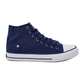 Kvinders høje sneakers Big Star DD274333 Navy Blue blå