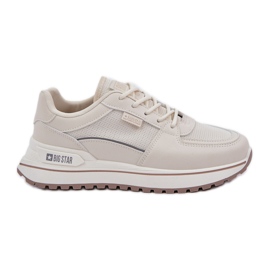 Kvinders sneakers Big Star NN274A088 Light Beige