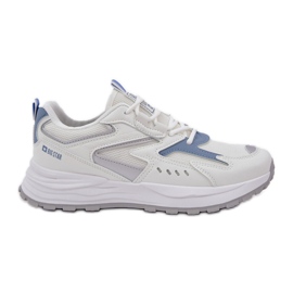 Women's Sports Shoes Big Star NN274A094 Hi-Poly System White-Blue System hvid
