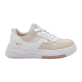 Big Star Sneakers på den store stjerne OO274A155 -platform hvid