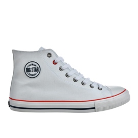 Mænds sko High Sneakers Big Star NN174305 White hvid