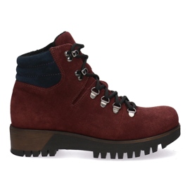 Olivier Women's Bourgogne Women's Boots 5-0958-034 rød