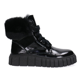 Women's Leather Skins Pollonus Black Weapon 5-1574-001 sort