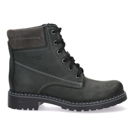 Polbut Women's Leather Boots Black Black 5-0739-015 sort