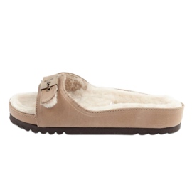 Scholl Iconic Meg Taupe F303171062 Flip -Flops beige