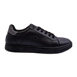 Lave sneakers til mænd Eco Læder Big Star NN174284 Sort
