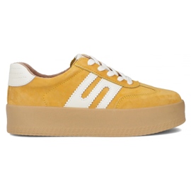 Filippo DP6994/25 læder sneakers gul