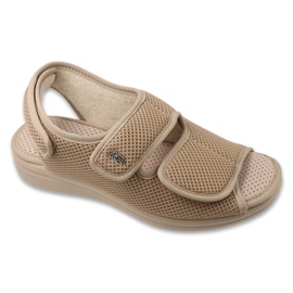 Dr.orto Befado Women's Velcro Sandaler PU 077D005 Beige