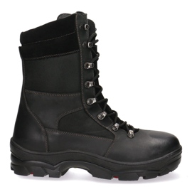 Læder Tactical Trekking-Myśliwskie Pollonus Black 6-0128-001 Muflon sort sort