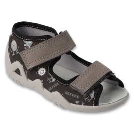 Befado Børns hjemmesko 350P054 Læder Insole Black Insert sort